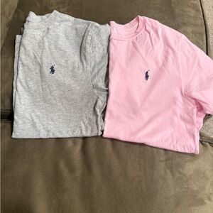 Polo by Ralph Lauren Kids' Gray and Pink Tees